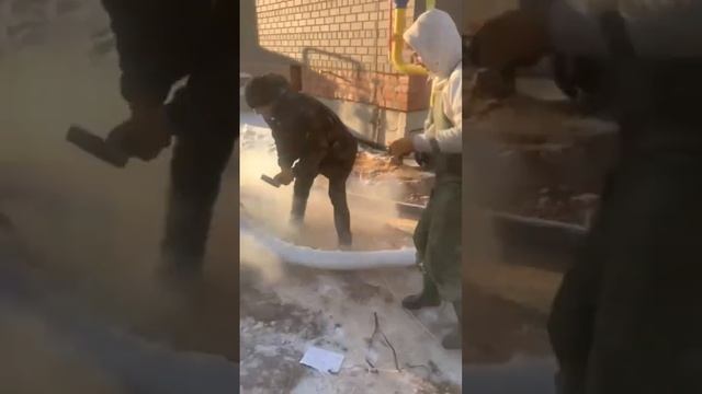 Стяжка Пола зимой в морозы! Вот к чему это приводит смотреть онлайн