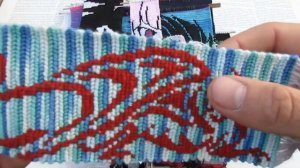 Как прикрепить нити к палочке для аниме коврика ? Мотивация к плетению ковриков. Обзор моих коврико