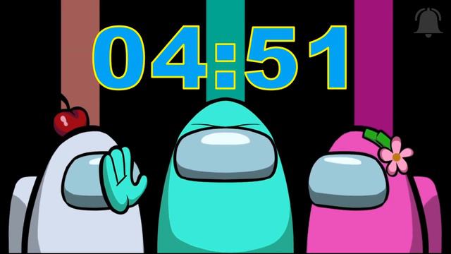 AMONG US 10 Minute TIMER With AMONG US Animation and Music смотреть онлайн