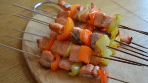 Шашлык из форели.