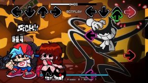 Friday Night Funkin' - Cartoon Cat vs Bendy (Genocide Battle)