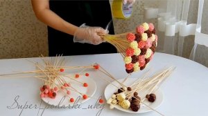 ШОКОЛАДНЫЕ РОЗЫ// ШОКОЛАДНЫЕ ЦВЕТЫ// ШОКОЛАДНЫЙ БУКЕТ//ЦВЕТЫ ИЗ ШОКОЛАДА // СЛАДКИЙ БУКЕТ