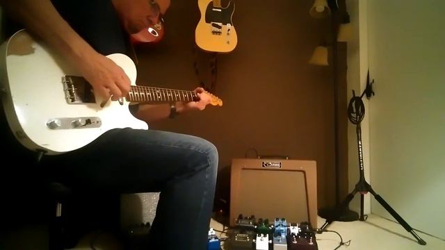 Voodoo TE60 Bridge PU demo on 63 Fender CS Tele смотреть онлайн