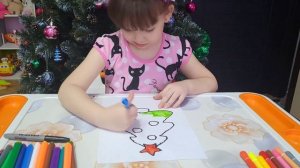 Как нарисовать Ёлочку. Раскраска для детей.