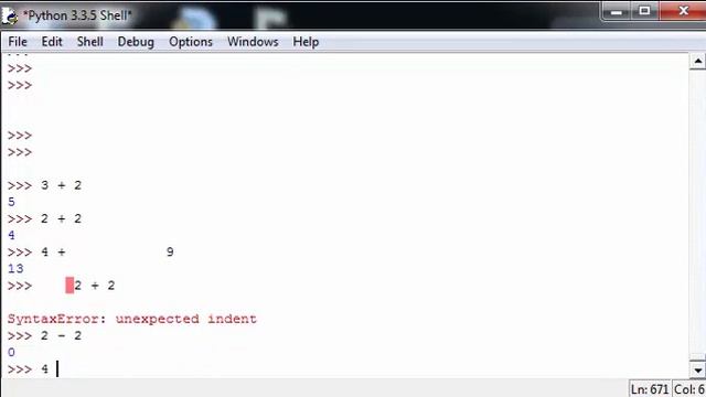 Python 1.0 Arithmetic