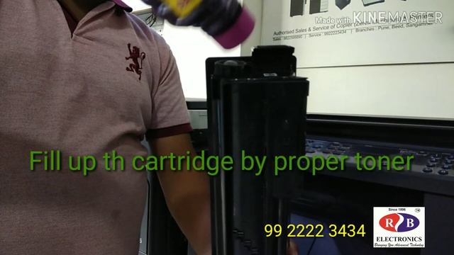 How To Refill Kyocera TASKalfa 1800 Machine