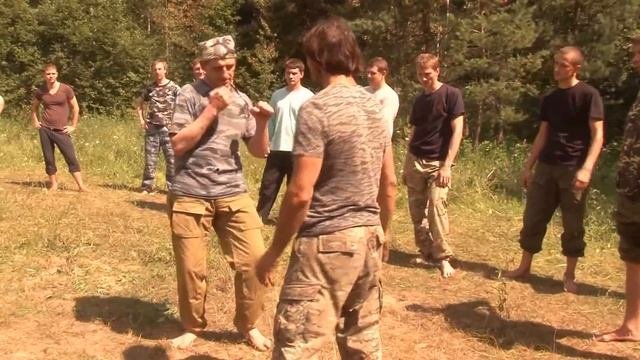 Удары и безконтакт по системе Кадочникова Русский стиль