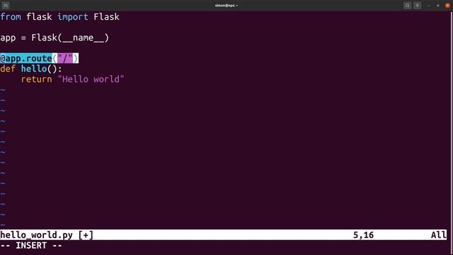 Writing a web server with Python Flask 1/2 смотреть онлайн