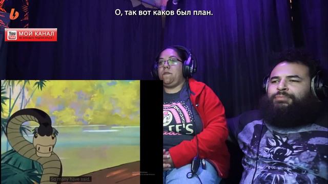 Реакция иностранцев на советскую анимацию: Маугли - эпизод 4