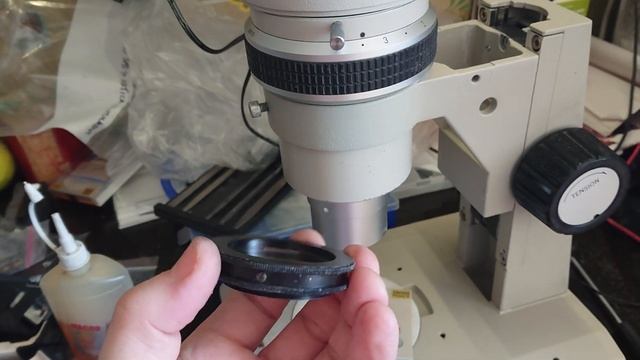 The external review of the through the lens illumination for Nikon smz-10t microscope смотреть онлайн
