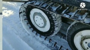 Гусеничный вездеход "Бодунец".В работе.