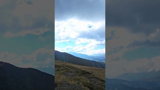 В горах Кавказа. In the Caucasus mountains.