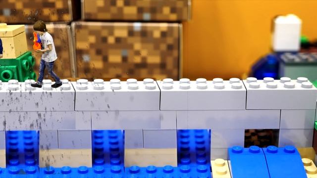 Майнкрафт для новичков - Смешные видео ЛЕГО майнкрафт. Выживание 6 смотреть онлайн