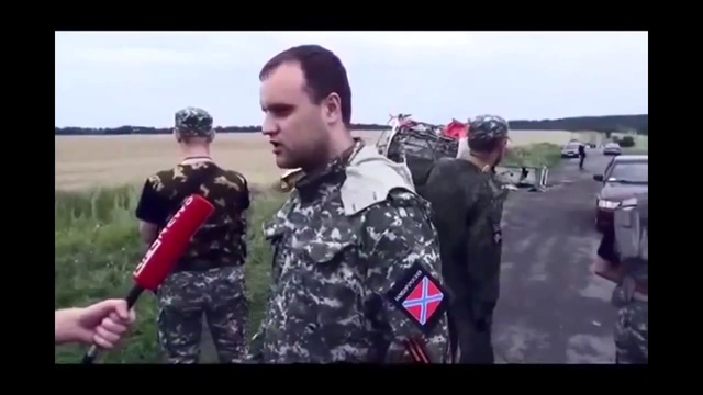 Донецкая обл П Губарев на месте падения Боинга 777, 18 07 14 смотреть онлайн