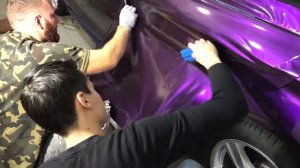 Черно фиолетовая пленка хамелеон