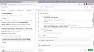 LeetCode 729 My Calendar I (Explain Python Solution)