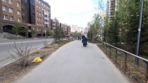 Пешая прогулка по Новосибирску.