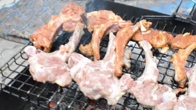 Шашлык из баранины. Сочные бараньи рёбрышки