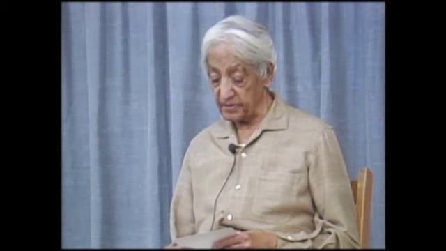 Джидду Кришнамурти (Русский перевод) - Ответы на вопросы, Brockwood Park -27.08.1985г (1 часть) смотреть онлайн