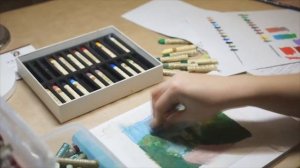 Масляная пастель Sennelier oil pastel. Обзор