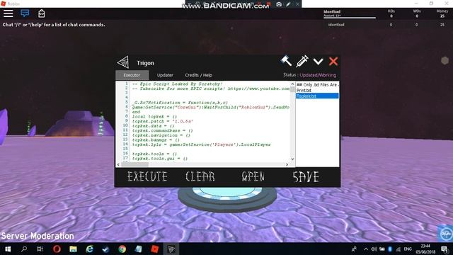 *UNLIMITED LUA* NEW ROBLOX LEVEL 7 EXPLOIT: 'TRIGON' | Server Destroyer, Phantom Forces Aimbot +MOR смотреть онлайн