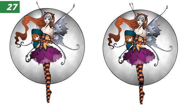 Find 4 Differences Between Two Halloween Pictures - Easy Level Find Difference Game смотреть онлайн