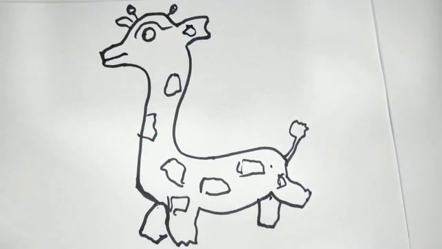 Drawing Giraffe For Kids / Рисование жирафа для детей