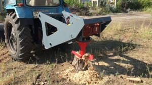 Измельчитель пней на МТЗ