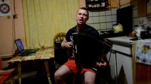 Михаил Круг на баяне. Роза.