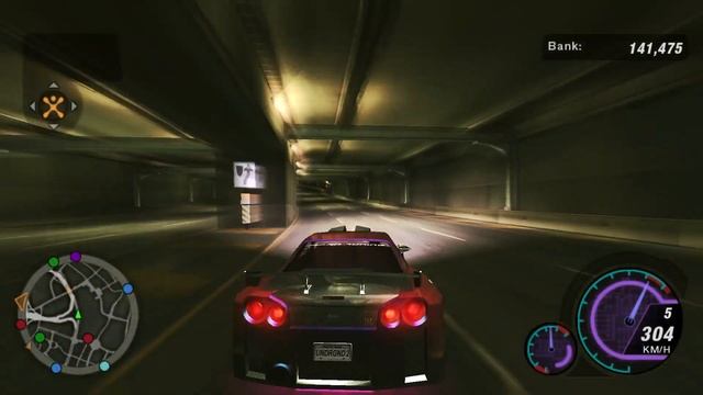 The Celebration Song de Unwritten Law con un Nissan Skyline en Need For Speed Underground 2 (2004) смотреть онлайн