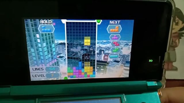 Playing Tetris Axis Nintendo 3DS Marathon Full смотреть онлайн