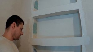 Шпаклевка гипсокартона - Ниши в стене