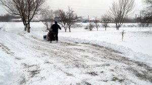 Самодельный отвал на мотоблок // Жизнь в деревне //