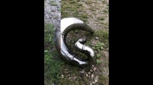 Первый опыт выправления\выдувания и полировки резонатора на 2Т мотоцикле. Beta 30RR