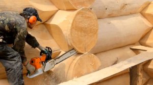 Удивительные навыки быстрой постройки! Строительство деревянного дома мечты своими руками!