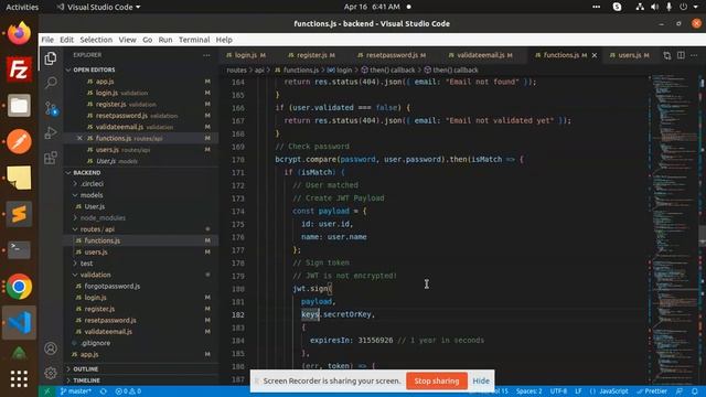 REST API Tutorial In NodeJs #3 Login REST API with MongoDB JWT смотреть онлайн