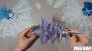 DIY | Christmas tree from cardboard | Елка из картона | Декор на стол