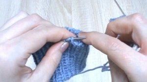 Закрытие петель с помощью иглы при круговом и поворотном вязании Видео урок