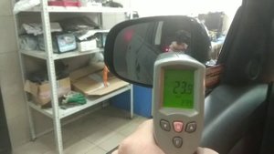 Установка подогрева зеркал на Мицубиси Аутлендер