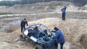 Багга Вираж на Резине от Квадроцикла (MAXXIS).Buggy Bend on Rubber from a Quad Bike (MAXXIS)