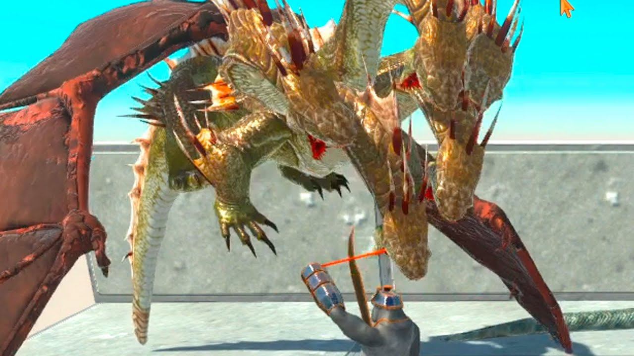 Giant Anakonda & Flying Hydra vs RANDOM UNITS - Animal Revolt Battle Simulator
