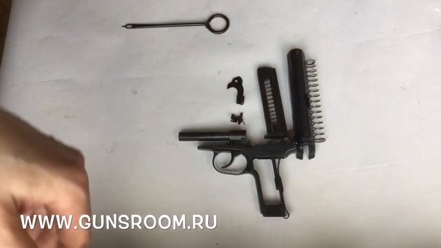 Пистолет ПМ (пистолет Макарова): полная разборка-сборка ч.1