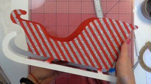 Новогодние сани. Декор своими руками.