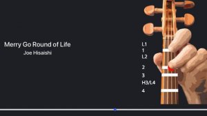 Merry Go Round of Life (Joe Hisaishi) - Violin Tablature Play Along