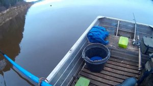 Перемёт (продольник) "На клипсах". Ловля налима.
