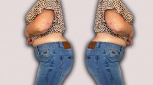 Как поднять джинсы по заднему шву, чтобы они не сползали