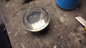 Kia Cerato. Ремонт обвеса переднего бампера. Пайка, покраска.