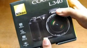 Nikon Coolpix L340 quick unboxing and overview