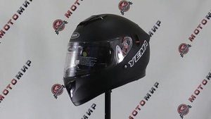 Шлем интеграл YM-830 "YAMAPA", черный, внутренние солнцезащитные очки