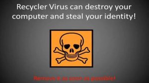 Remove Recycler Virus EASILY   A Quick Recycler Virus Removal